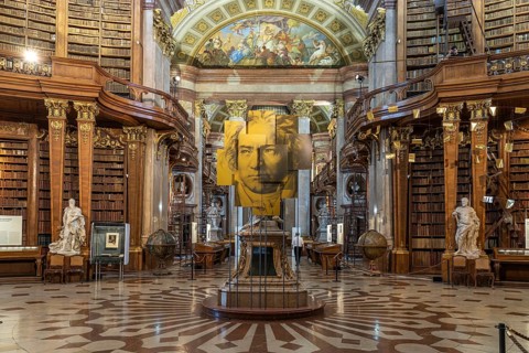 State Hall of the Austrian National Library in Vienna, Austria, Europe