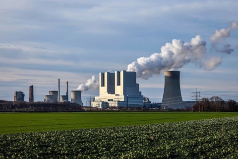 Grevenbroich, North Rhine-Westphalia, Germany, RWE Power AG Neurath power plant, lignite-fired