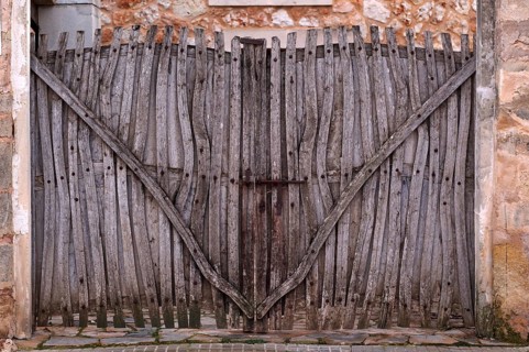 Old wooden Tor Tor, Santa Maria del Camí, Calvià, Majorca, Balearic Islands, Balearic Islands,