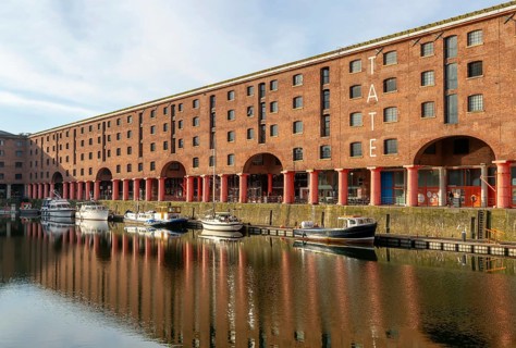 Tate Liverpool art gallery, Royal Albert Dock, Pier Head, Liverpool, England, UK