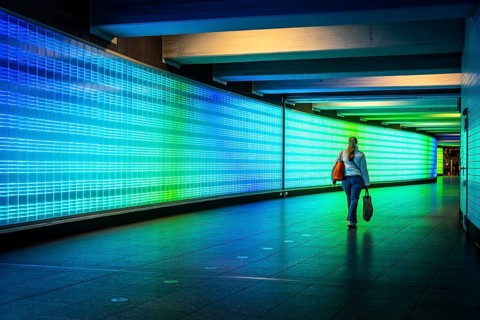 Passage under Essen's main railway station, connects entrances to the city and the main railway