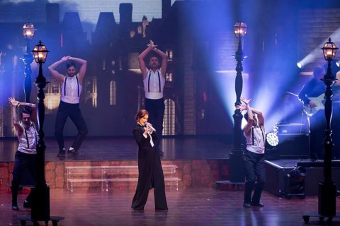 Andrea Berg live at Party, Hits, Emotions - The Tour 2025 at the Berlin Uber Arena on 15 February