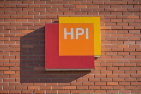 Logo, Hasso Plattner Institute, Prof.-Dr.-Helmert-Straße, Babelsberg, Potsdam, Brandenburg,