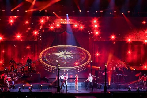 Andrea Berg live at Party, Hits, Emotions - The Tour 2025 at the Berlin Uber Arena on 15 February