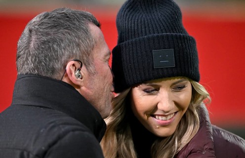 RTL TV expert Lothar Matthäus, portrait, in discussion with reporter presenter Laura Papendick,