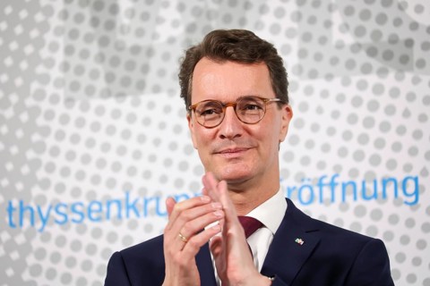 Dortmund, North Rhine-Westphalia, Germany, ThyssenKrupp Steel, Opening of FBA 10 hot-dip