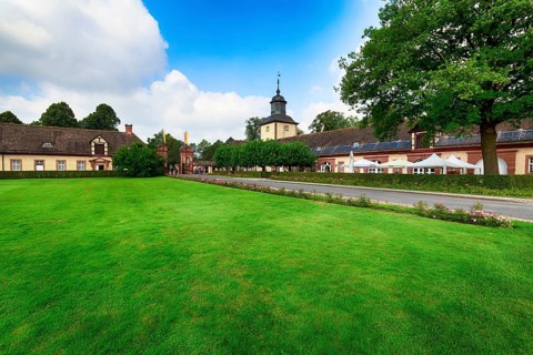 Former Corvey Abbey and Castle, farm buildings, the Carolingian westwork and the Civitas Corvey,