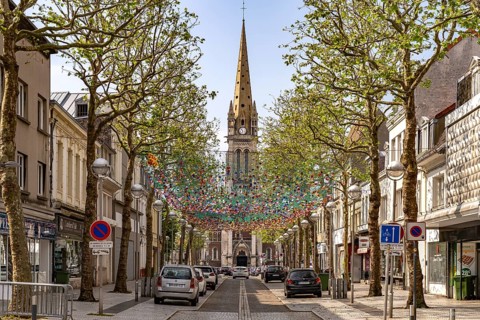 The Saint Pierre church in Calais, France, Europe