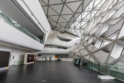 Guangzhou Opera Grand Theatre Opera building by Zaha Hadid modern architecture in Guangzhou, China,