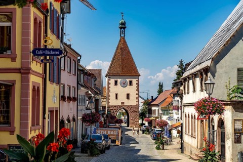 The Königschaffhausen Tor in Endingen am Kaiserstuhl, Baden-Württemberg, Germany, Europe