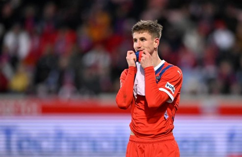 Jan Schöppner 1. FC Heidenheim 1846 FCH (03) disappointed Gesture Gesture Voith-Arena, Heidenheim,