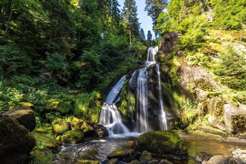 The Triberg Waterfalls, Triberg in the Black Forest, Baden-Württemberg, Germany, Europe