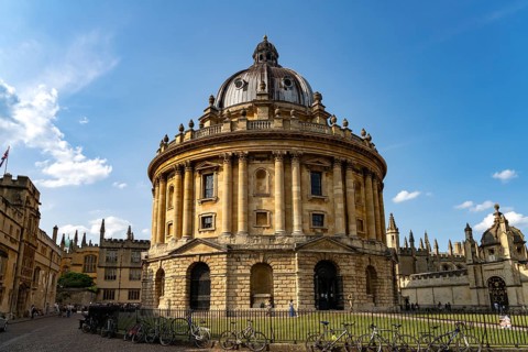 Radcliffe Camera Library in Oxford, Oxfordshire, England, Great Britain