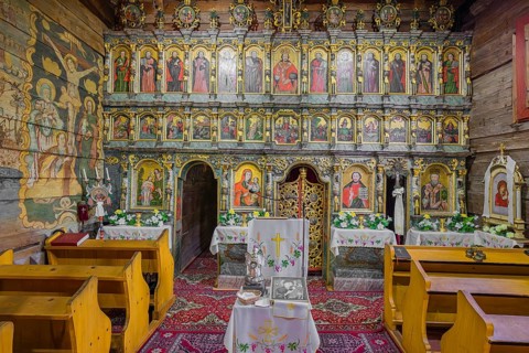 Since 7 July 2008, the wooden Greek-Catholic church of St. Nicholas in Bodružal, Slovakia, is a
