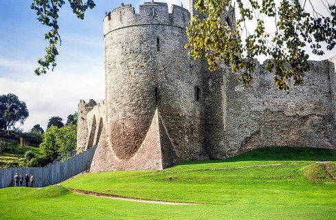 Chepstow Castle, Chepstow, Monmouthshire, Wales, UK 1985