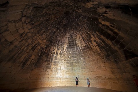 Tholos Tomb, Tomb of Aigisthos, Late Helladic period, Mycenae, Greek archaeological site, Argolis,