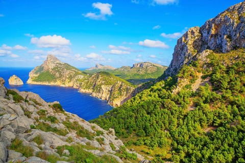 Formentor cape, Mallorca, Balearic Islands, Spain, Europe