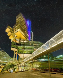 Nord LB Night Starry sky Hanover Germany