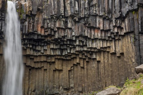 Svartifoss waterfall, Vatnajökull National Park, SE Iceland
