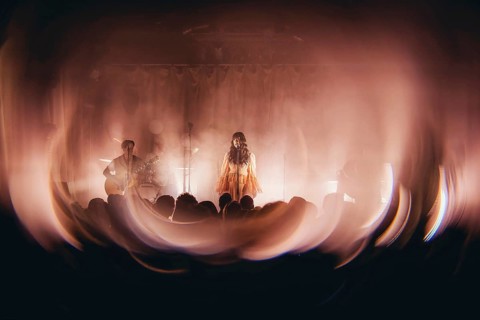 Maria Mena live on Tour 2025 at the Lido in Berlin on 31/01/2025. Note: the photo was taken through