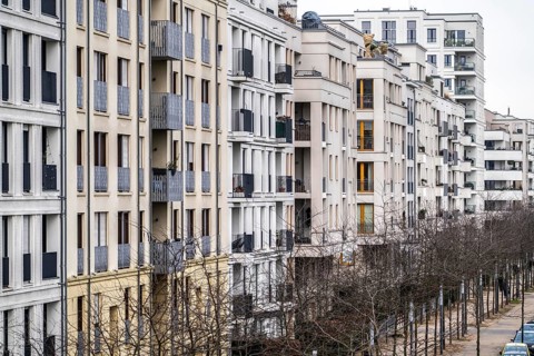 Residential buildings, rental flats, condominiums in the city centre, Düsseldorf-Pempelfort,
