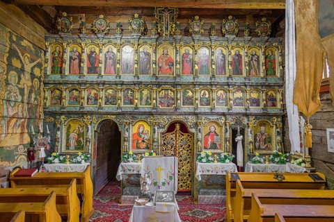 Since 7 July 2008, the wooden Greek-Catholic church of St. Nicholas in Bodružal, Slovakia, is a
