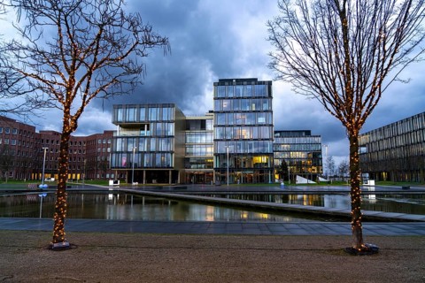 The Ruhr Tech Campus Essen, formerly the Thyssenkrupp Campus, home to the headquarters of