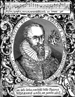 Erasmus Widmann (1572-1634), composer, bandmaster and organist to Count Wolfgang II, author of