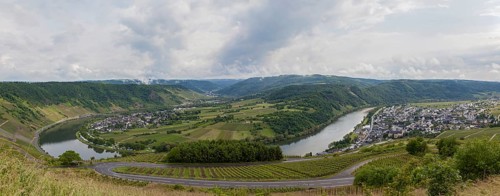 Moselschleife Kröv, Rhineland-Palatinate, Germany, Europe