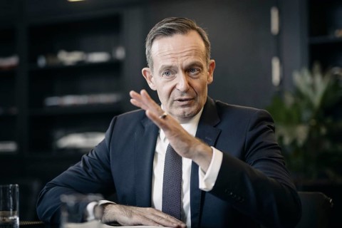 Volker Wissing (FDP), Federal Minister of Transport and Digital Affairs, recorded during an