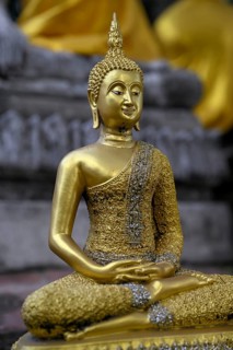 Buddha statue in Wat Yai Chai Mongkhon, Buddhist temple, Ayutthaya, Ayutthaya province, Thailand,