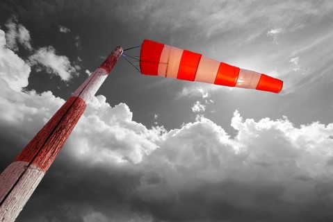 Germany, windsock, wind direction, direction, strength, wind force, meteorological, meteorology,