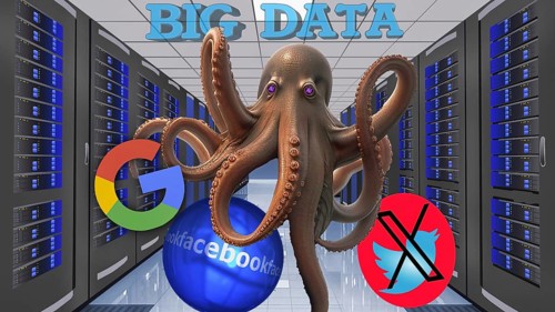 Symbolic image, Octopus - octopus as (a) Social media, mobile phone, smartphone, socialmedia, Elon