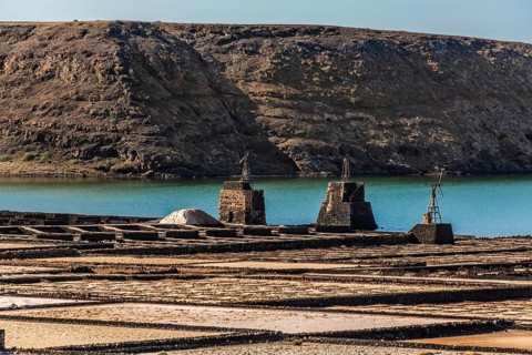 2016, Lanzarote, Salinas de Janubio, ESP, Spain, Canary Islands, Canary Islands, Atlantic Ocean,