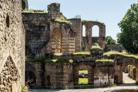 Roman Imperial Baths, UNESCO World Heritage Site, Trier, Rhineland-Palatinate, Germany, Europe