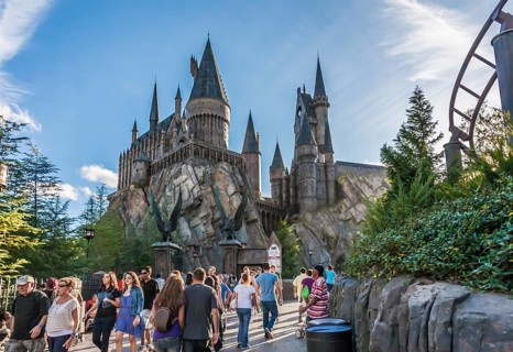 The Wizarding World of Harry Potter at Universal Studios Islands of Adventure, Orlando, Florida,