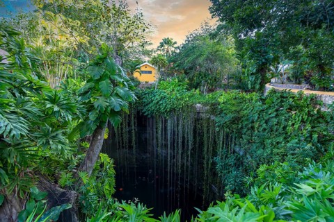 Ik Kil Cenote located in the northern center of the Yucatan Peninsula, a part of the Ik Kil