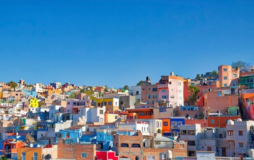 Guanajuato, scenic city panorama