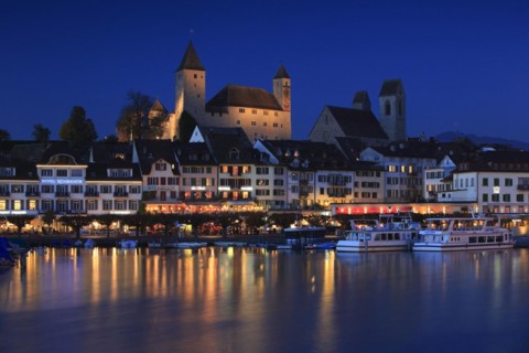 Rapperswil Castle, Lake Zurich, Rapperswil, Switzerland, Europe