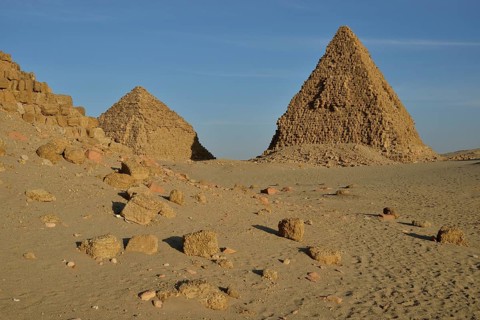 Pyramids of Nuri, Northern, Nubia, Sudan, Africa