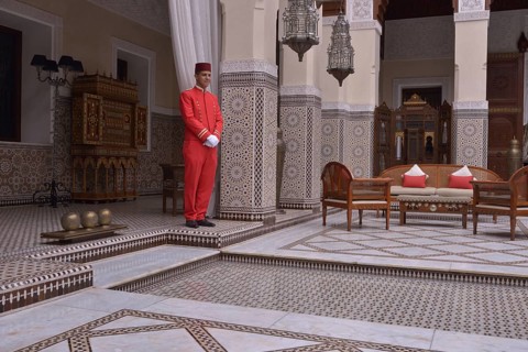 Staff at the Royal Mansour Hotel, Marrakesh, Marrakesh-Tensift-El Haouz region, Morocco, Africa