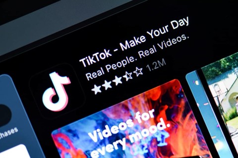 In this photo illustration Tiktok application is shown in Assam, India, on June 29, 2020. Indian