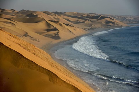 Dunes near Sandwich Harbour, Atlantic Coast, Namib-Naukluft Park, Namibia, Africa