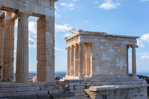 Temple of Athena Nike, Acropolis, Athens, Greece, Europe
