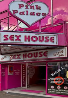 Pink Palace, Sex House, Reeperbahn, St. Pauli, Hamburg, Germany, Europe
