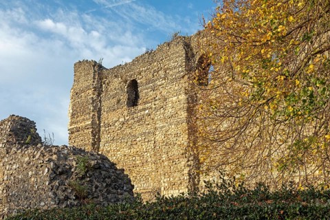 Castle Ruins, Canterbury, Kent, England, United Kingdom, Europe