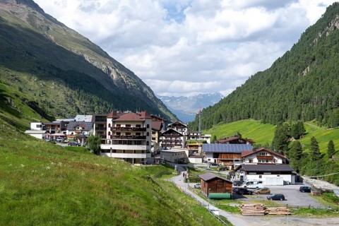 Mountaineering village Vent in the Alps, Ötztal, Tyrol, Austria, Europe