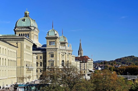 Parliament building, Federal Palace, capital Bern, Canton Bern, Switzerland, Europe