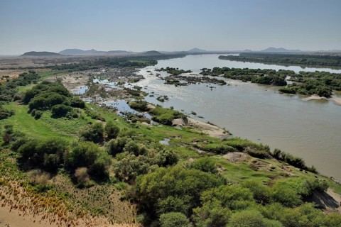Third Cataract of the Nile at Kerma, Northern, Nubia, Sudan, Africa