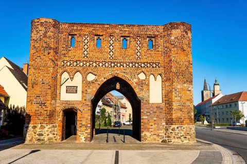 Neumarkttor Jüterbog, Brandenburg, Germany, Europe